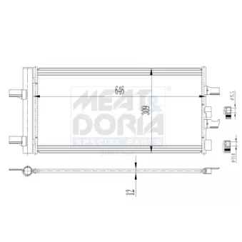Condenseur, climatisation MEAT & DORIA
