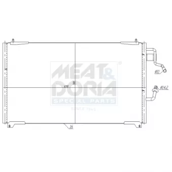 Condenseur, climatisation MEAT & DORIA