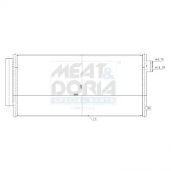 Condenseur, climatisation MEAT & DORIA