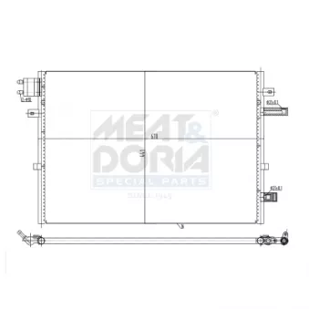 Condenseur, climatisation MEAT & DORIA