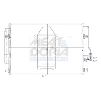 Condenseur, climatisation MEAT & DORIA