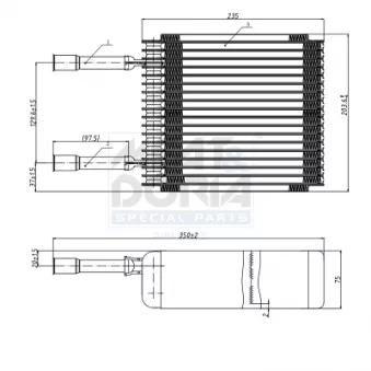 Évaporateur climatisation MEAT & DORIA