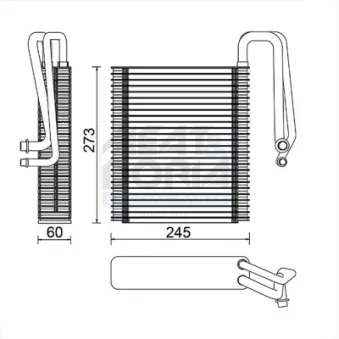 Évaporateur climatisation MEAT & DORIA