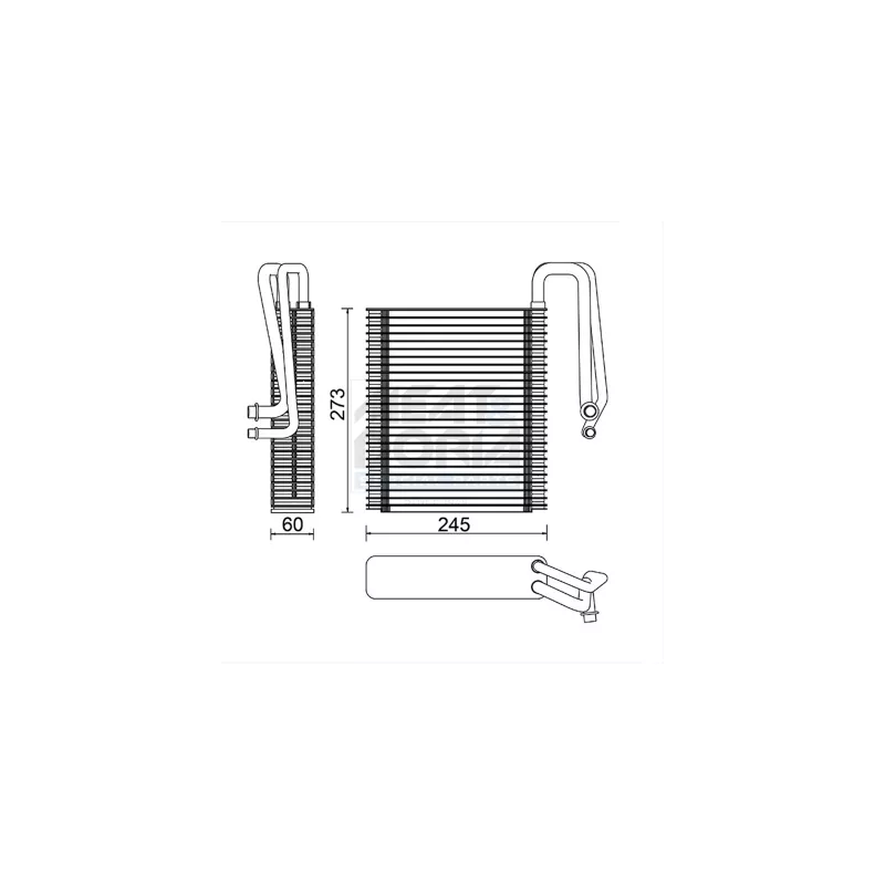 Évaporateur climatisation MEAT & DORIA 997015