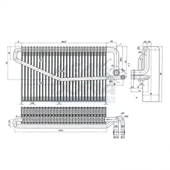 Évaporateur climatisation MEAT & DORIA
