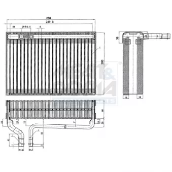 Évaporateur climatisation MEAT & DORIA