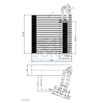 Évaporateur climatisation MEAT & DORIA