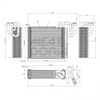Évaporateur climatisation MEAT & DORIA