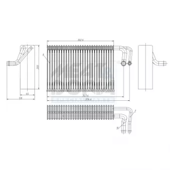Évaporateur climatisation MEAT & DORIA
