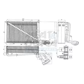Évaporateur climatisation MEAT & DORIA
