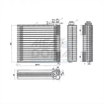 Évaporateur climatisation MEAT & DORIA
