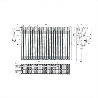 Évaporateur climatisation MEAT & DORIA