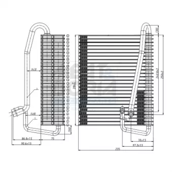 Évaporateur climatisation MEAT & DORIA