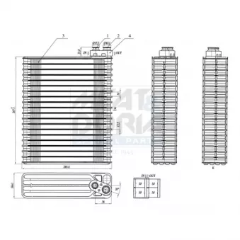 Évaporateur climatisation MEAT & DORIA