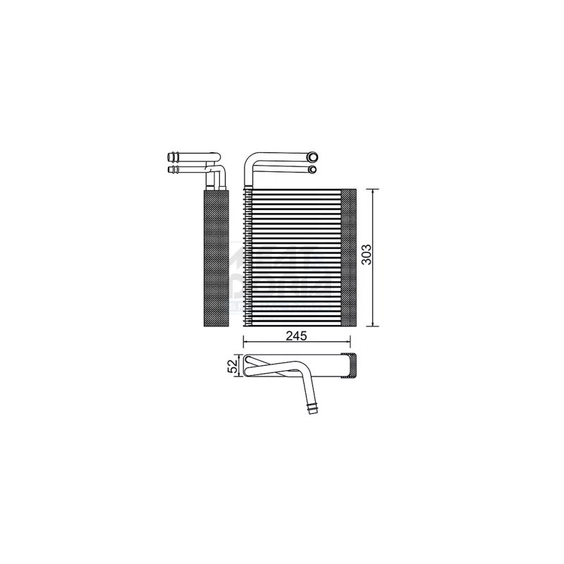 Évaporateur climatisation MEAT & DORIA 997079