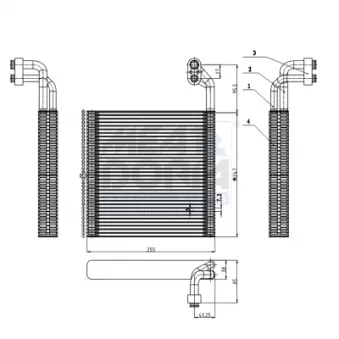 Évaporateur climatisation MEAT & DORIA