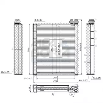 Évaporateur climatisation MEAT & DORIA
