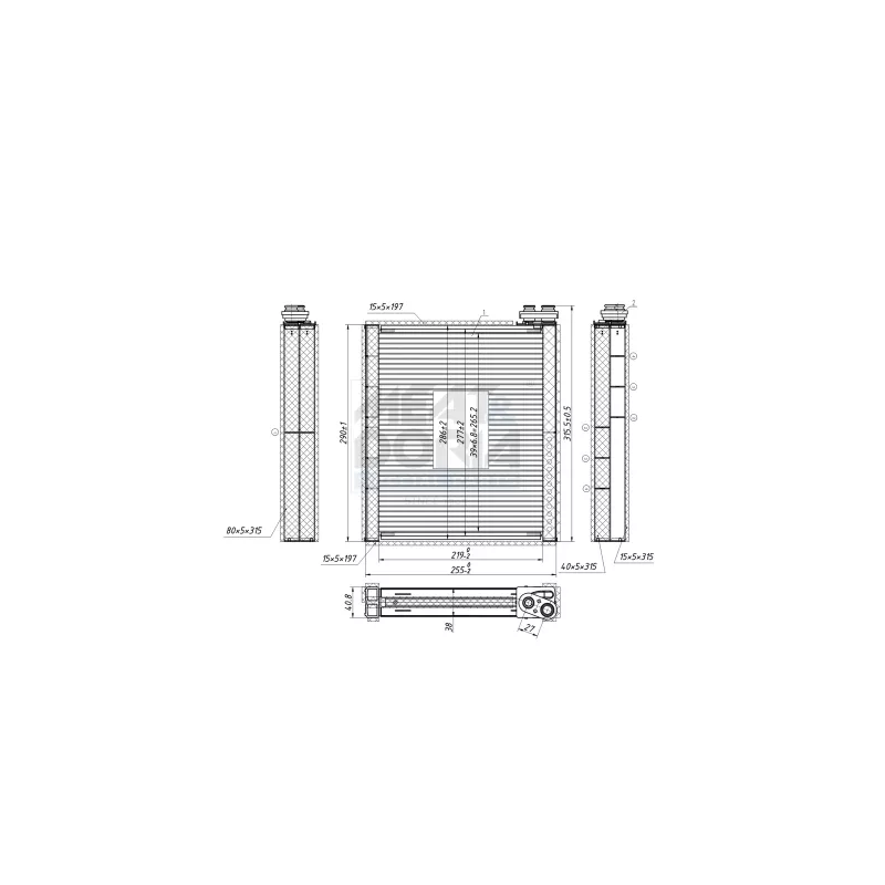 Évaporateur climatisation MEAT & DORIA 997089