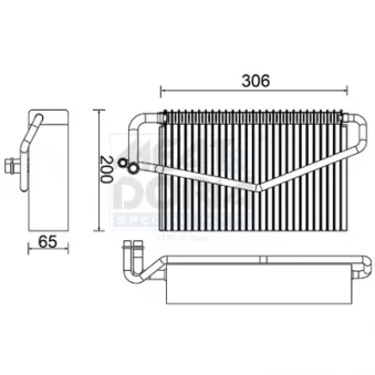Évaporateur climatisation MEAT & DORIA