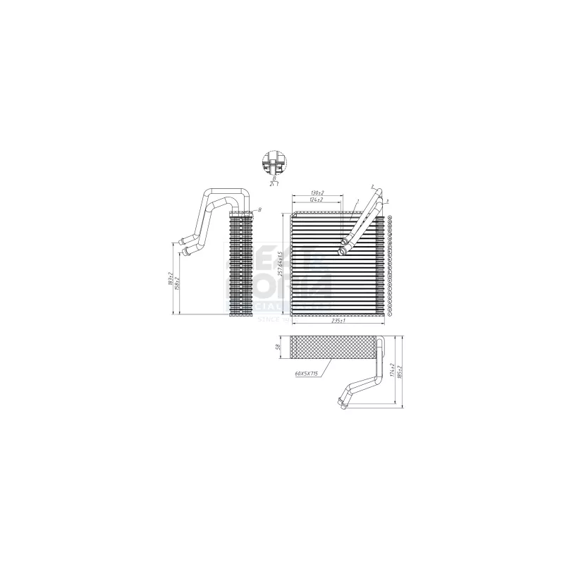 Évaporateur climatisation MEAT & DORIA 997098
