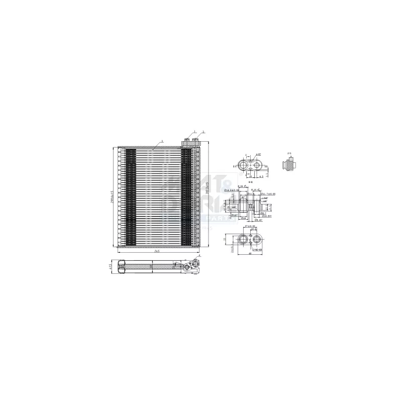 Évaporateur climatisation MEAT & DORIA 997103
