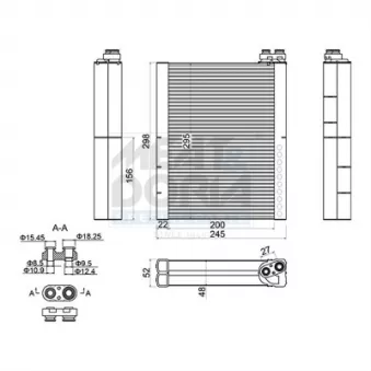 Évaporateur climatisation MEAT & DORIA