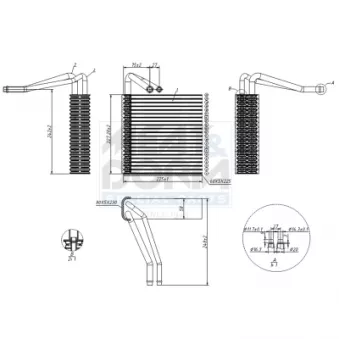 Évaporateur climatisation MEAT & DORIA