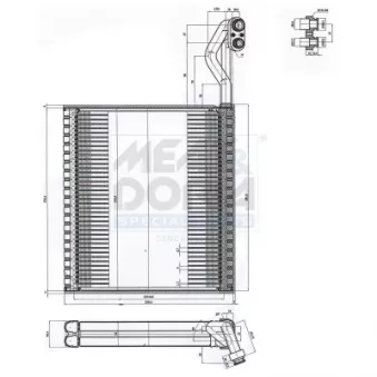 Évaporateur climatisation MEAT & DORIA
