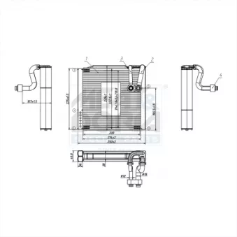 Évaporateur climatisation MEAT & DORIA