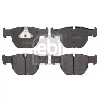 Jeu de 4 plaquettes de frein avant FEBI BILSTEIN 116121
