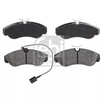 Jeu de 4 plaquettes de frein avant FEBI BILSTEIN 16392