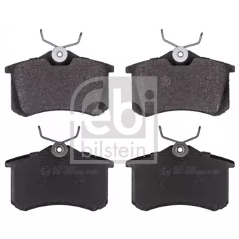 Jeu de 4 plaquettes de frein arrière FEBI BILSTEIN 16488