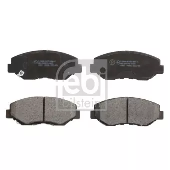 Jeu de 4 plaquettes de frein avant FEBI BILSTEIN 16552