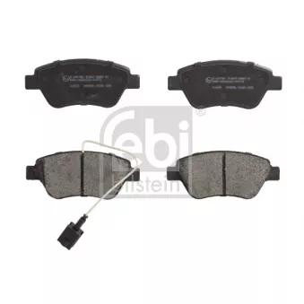 Jeu de 4 plaquettes de frein avant FEBI BILSTEIN 16555