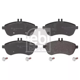 Jeu de 4 plaquettes de frein avant FEBI BILSTEIN 16749