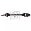 Arbre de transmission avant droit FEBI BILSTEIN 186063 - Visuel 1
