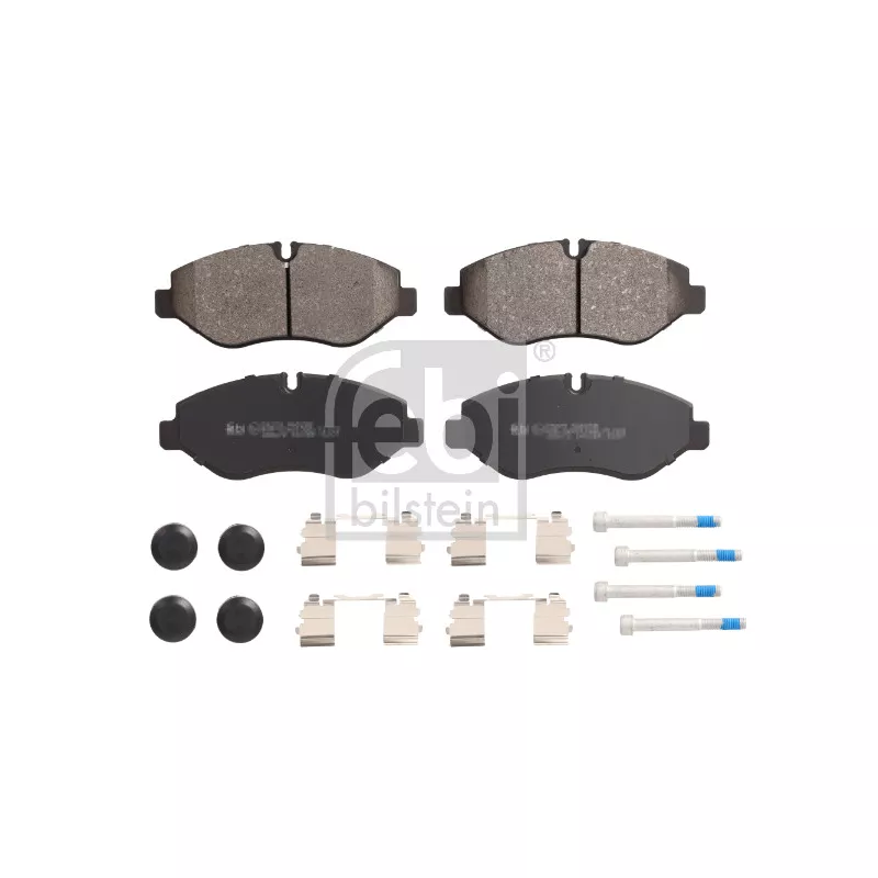 Jeu de 4 plaquettes de frein avant FEBI BILSTEIN 188672