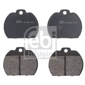 Jeu de 4 plaquettes de frein avant FEBI BILSTEIN