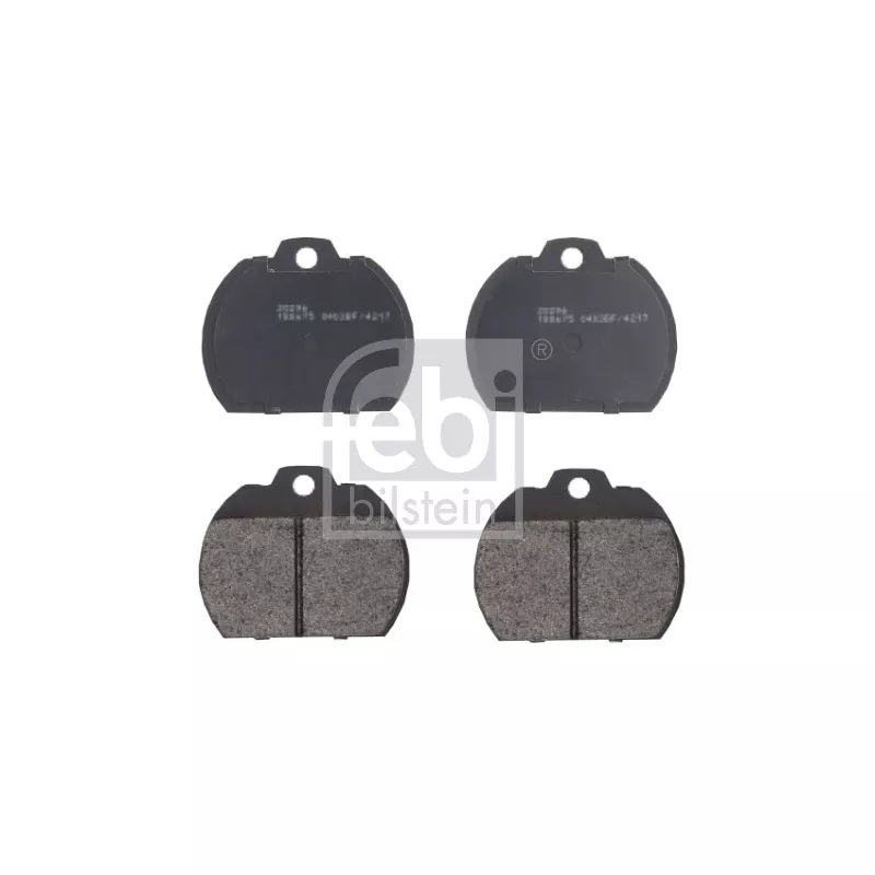 Jeu de 4 plaquettes de frein avant FEBI BILSTEIN 188675