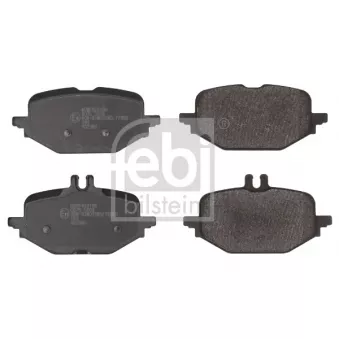 Jeu de 4 plaquettes de frein arrière FEBI BILSTEIN