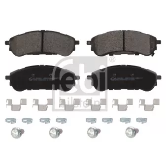 Jeu de 4 plaquettes de frein arrière FEBI BILSTEIN