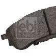 Jeu de 4 plaquettes de frein arrière FEBI BILSTEIN 196370 - Visuel 2