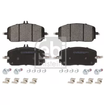 Jeu de 4 plaquettes de frein avant FEBI BILSTEIN 196401