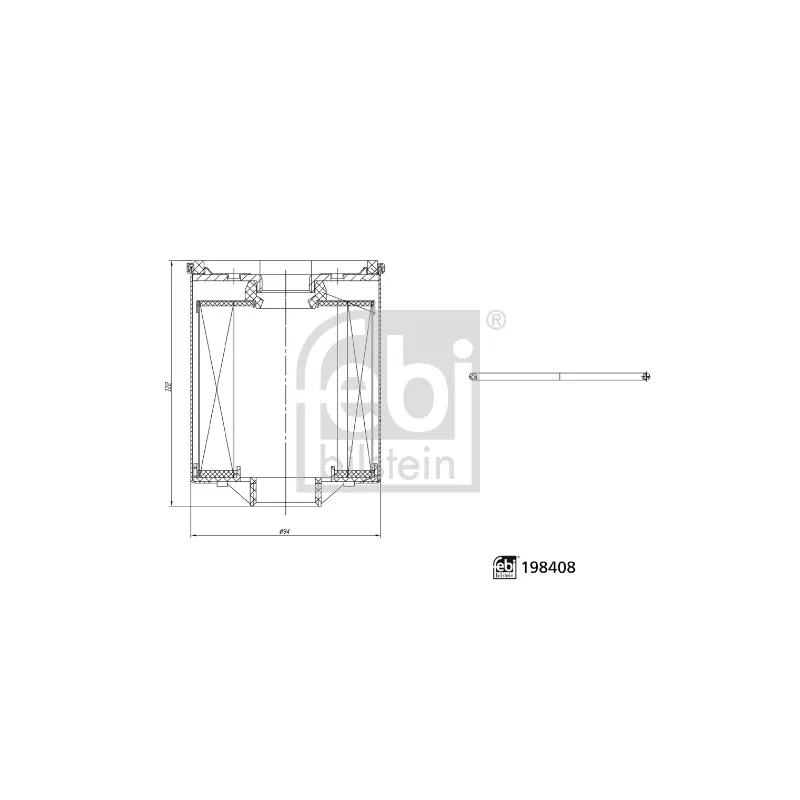 Filtre à carburant FEBI BILSTEIN 198408
