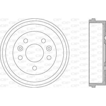 Tambour de frein OPEN PARTS