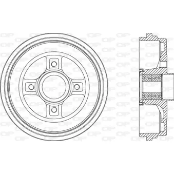 Tambour de frein OPEN PARTS