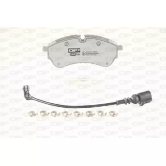 Jeu de 4 plaquettes de frein avant OPEN PARTS