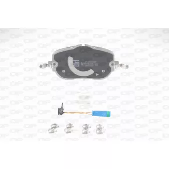 Jeu de 4 plaquettes de frein avant OPEN PARTS BPA1973.00