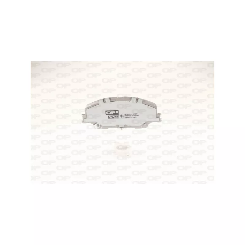 Jeu de 4 plaquettes de frein avant OPEN PARTS BPA1975.04