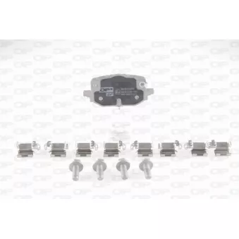 Jeu de 4 plaquettes de frein avant OPEN PARTS